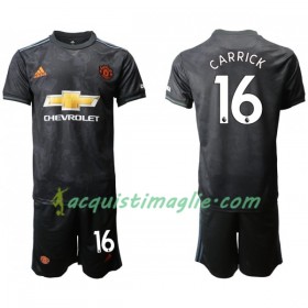 Divisa di Calcio Manchester United CARRICK 16 Bambino Terza 2019/2020